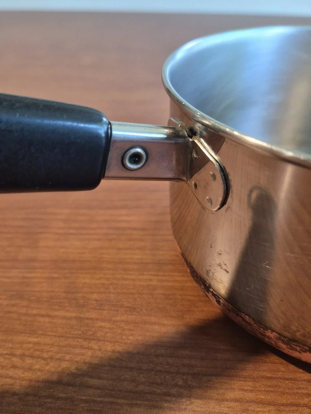 Vintage Revereware Copper Bottom -79 1 Qt Saucepan w/Lid Made in Clinton, IL USA